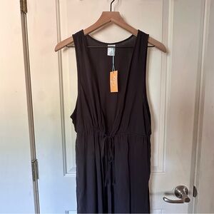 Kona Sol Black Swim Maxi Coverup